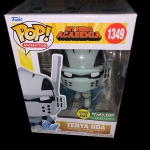 Exclusive Brad’s Toys Glow in the Dark My Hero Academia  "Tenya IIda” Funko Pop